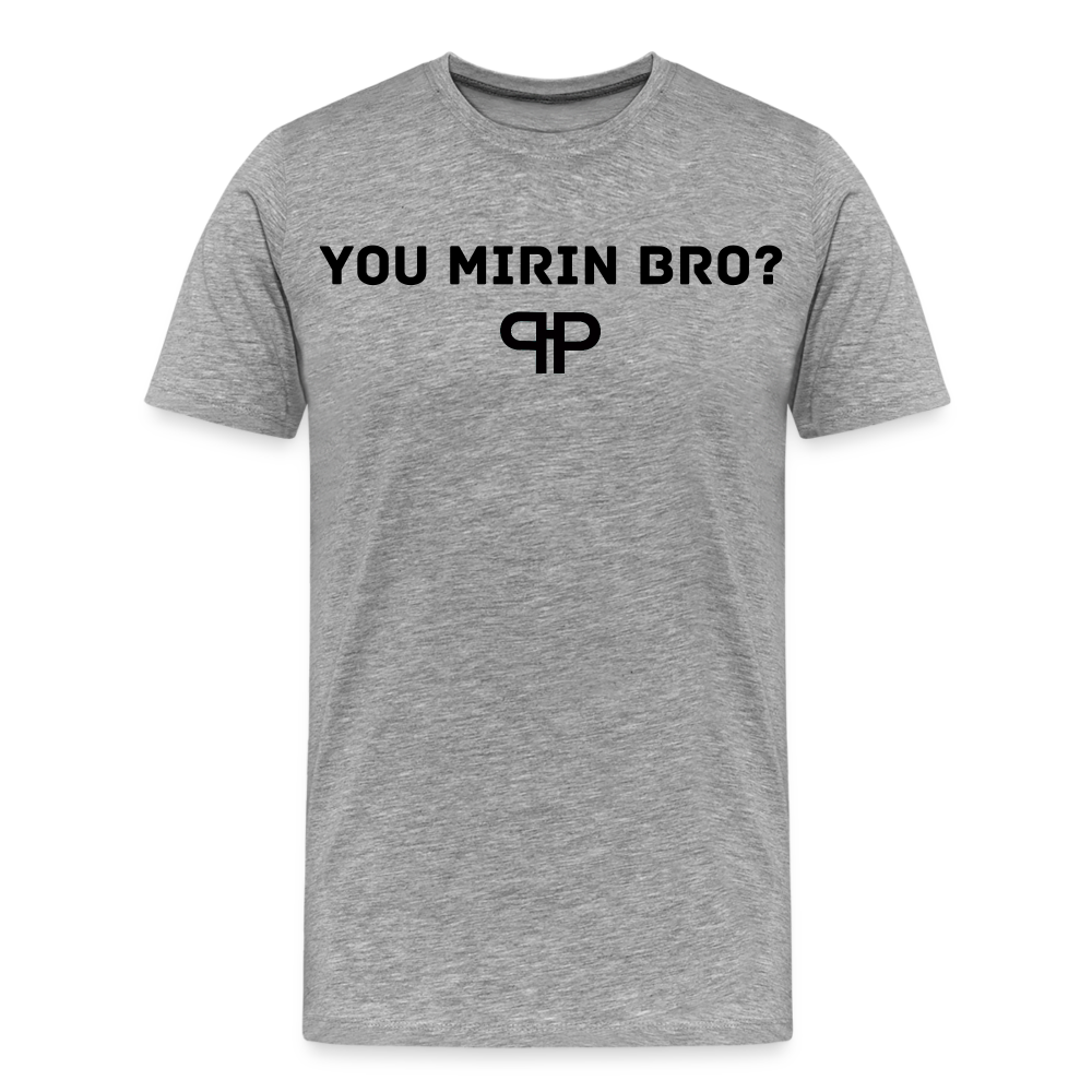 MIRIN TEE - heather gray