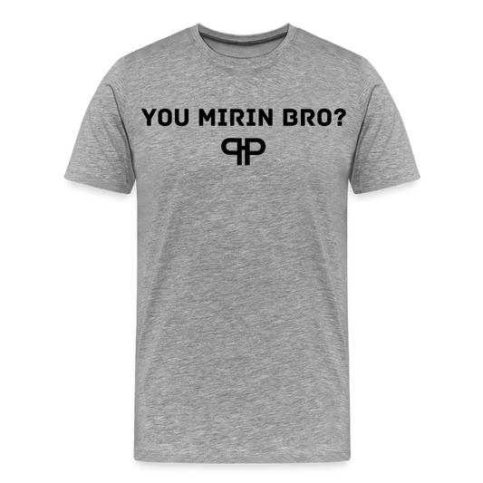 MIRIN TEE - heather gray