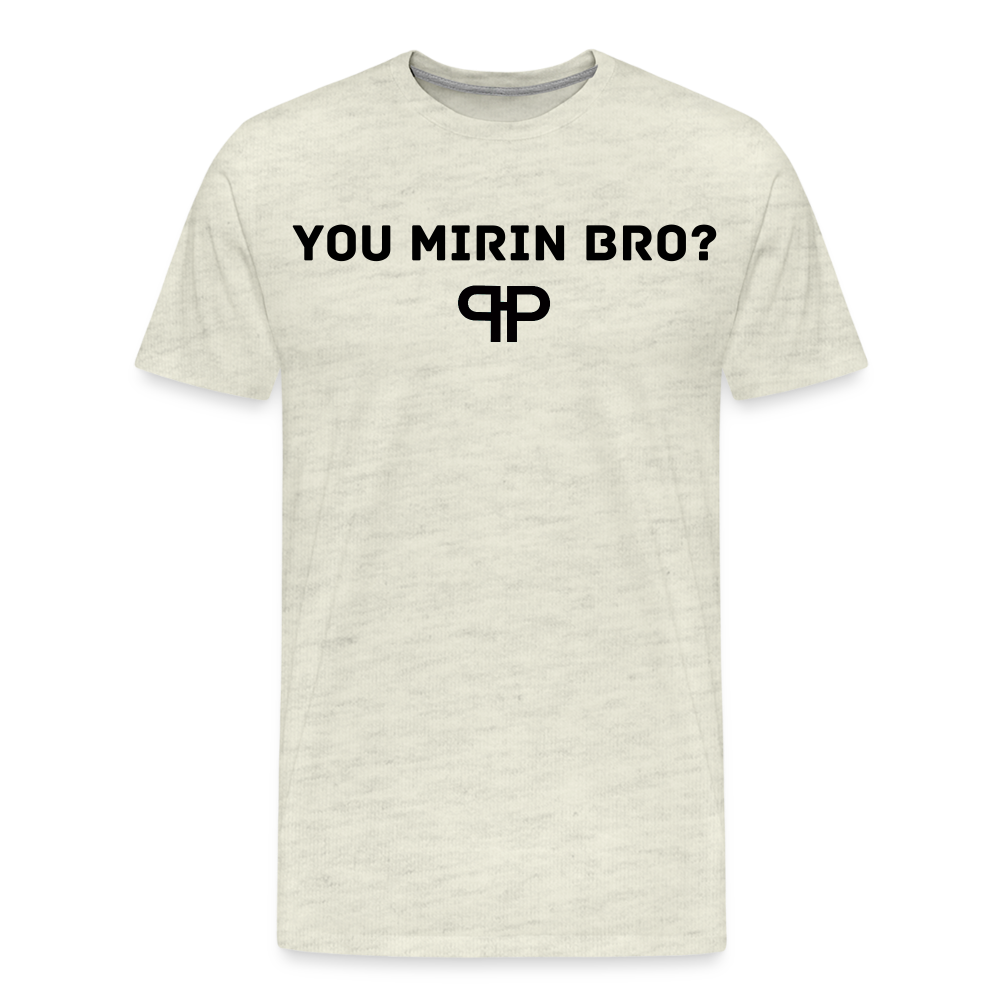 MIRIN TEE - heather oatmeal