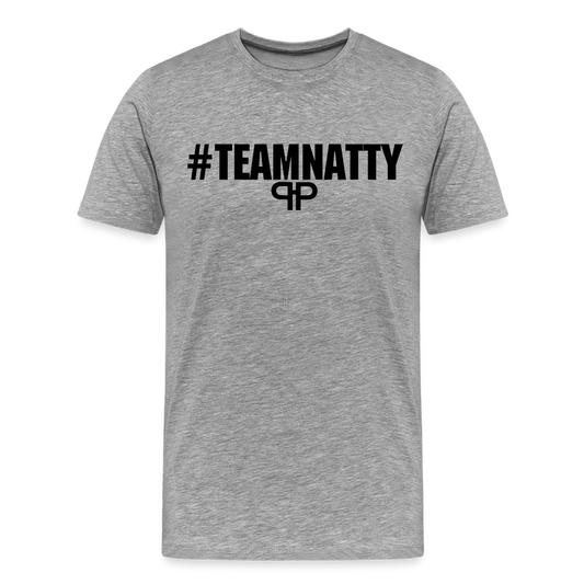 TEAM NATTY TEE - heather gray