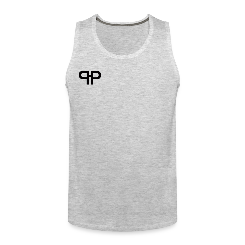 Pump Logo Tank - heather gray