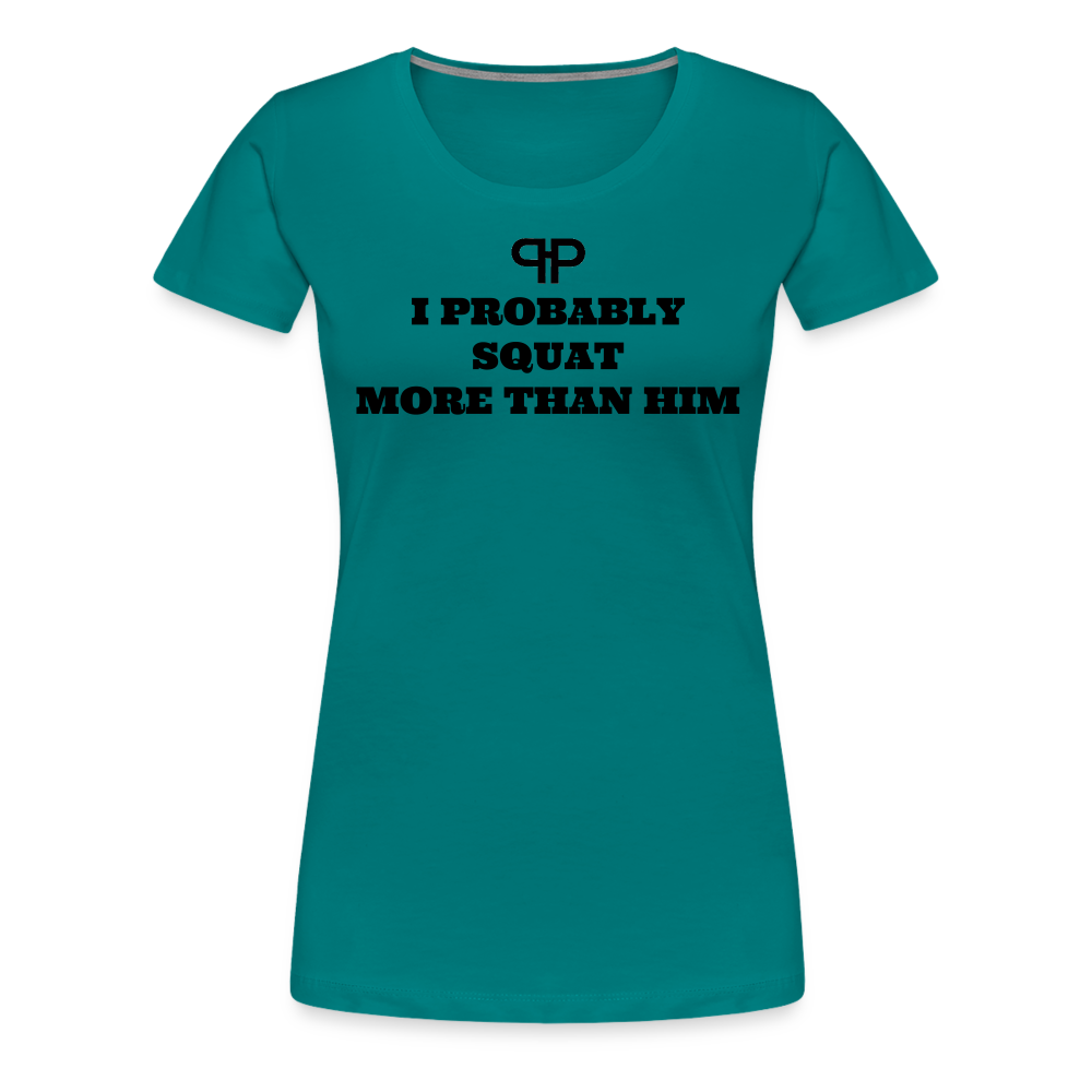 GIRL POWER SHIRT - teal