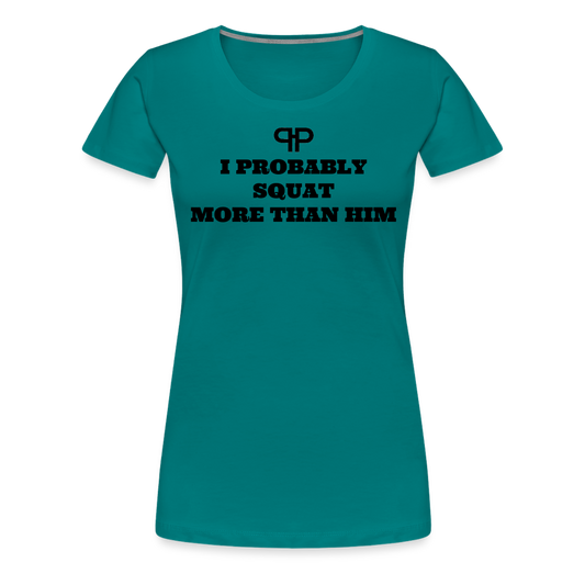 GIRL POWER SHIRT - teal