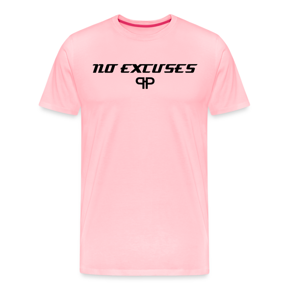 NO EXCUSES TEE - pink