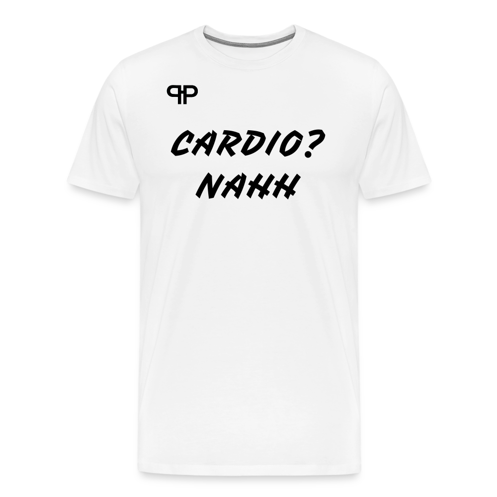 NO CARDIO - white