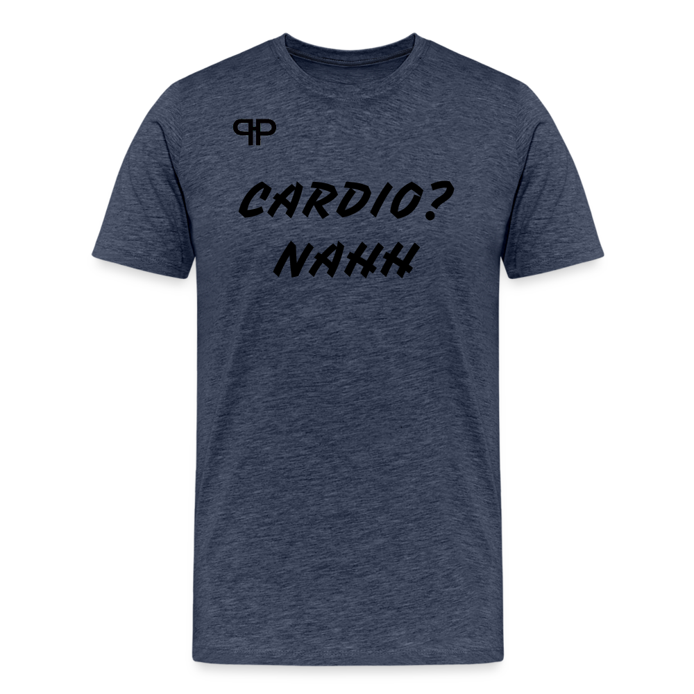 NO CARDIO - heather blue