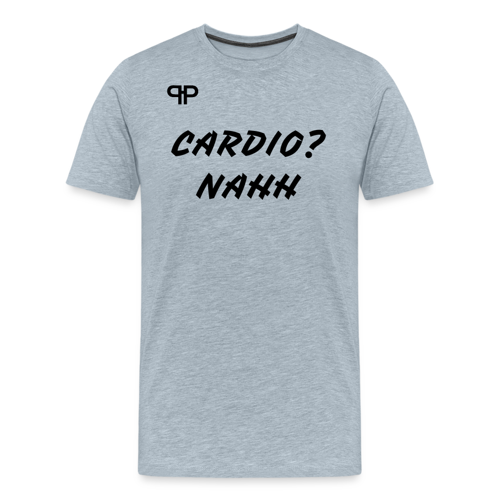 NO CARDIO - heather ice blue