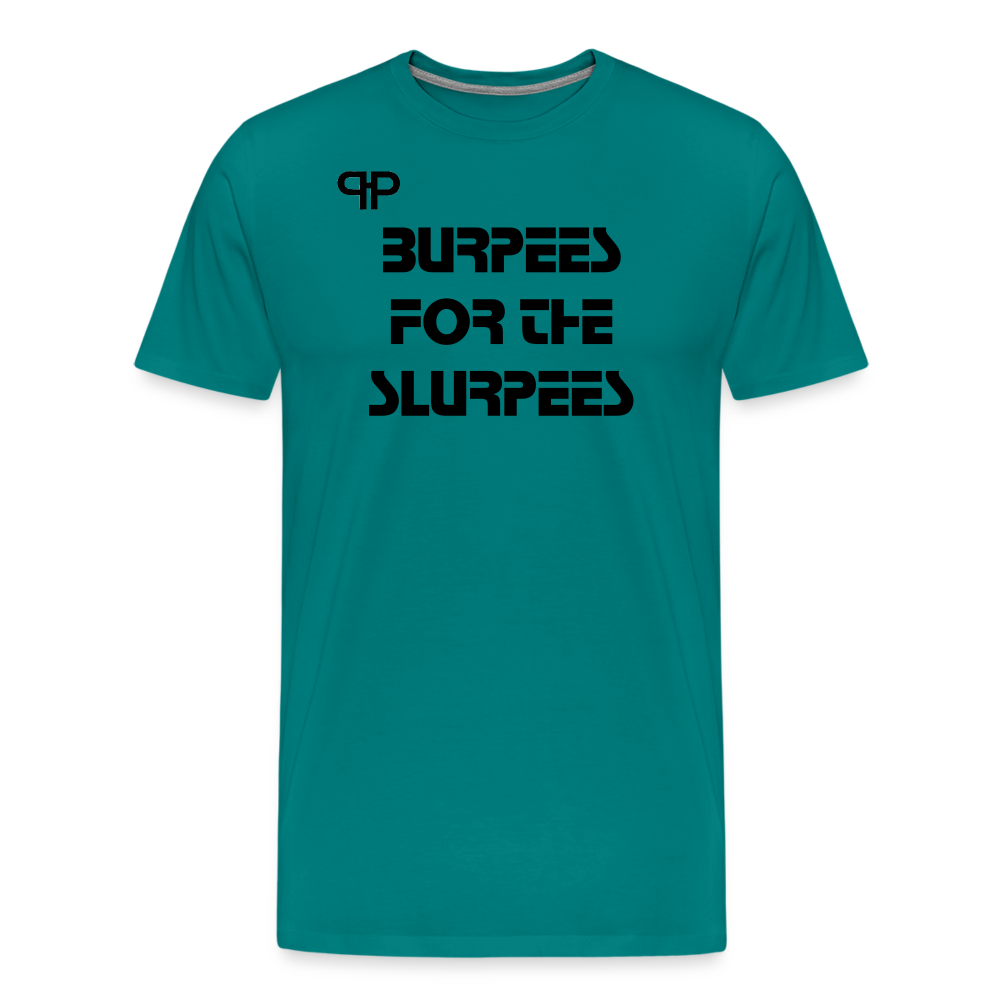 CURPEES FOR THE SLURPEES - teal