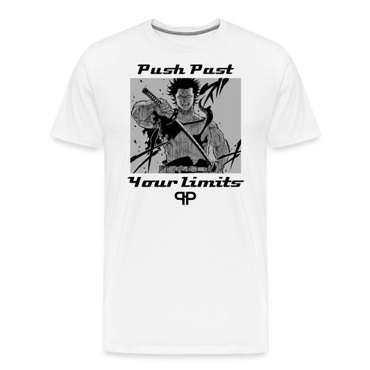 BREAKING LIMITS TEE FT YAMI - white