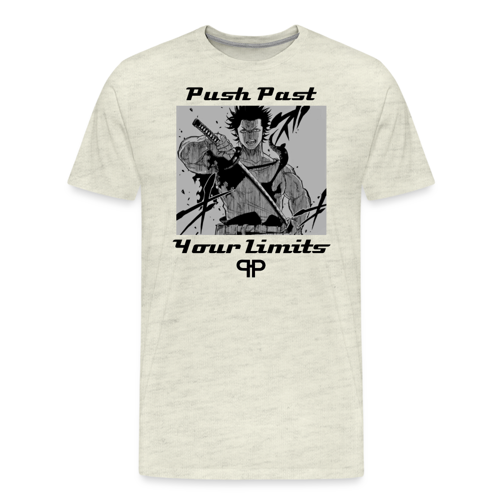 BREAKING LIMITS TEE FT YAMI - heather oatmeal