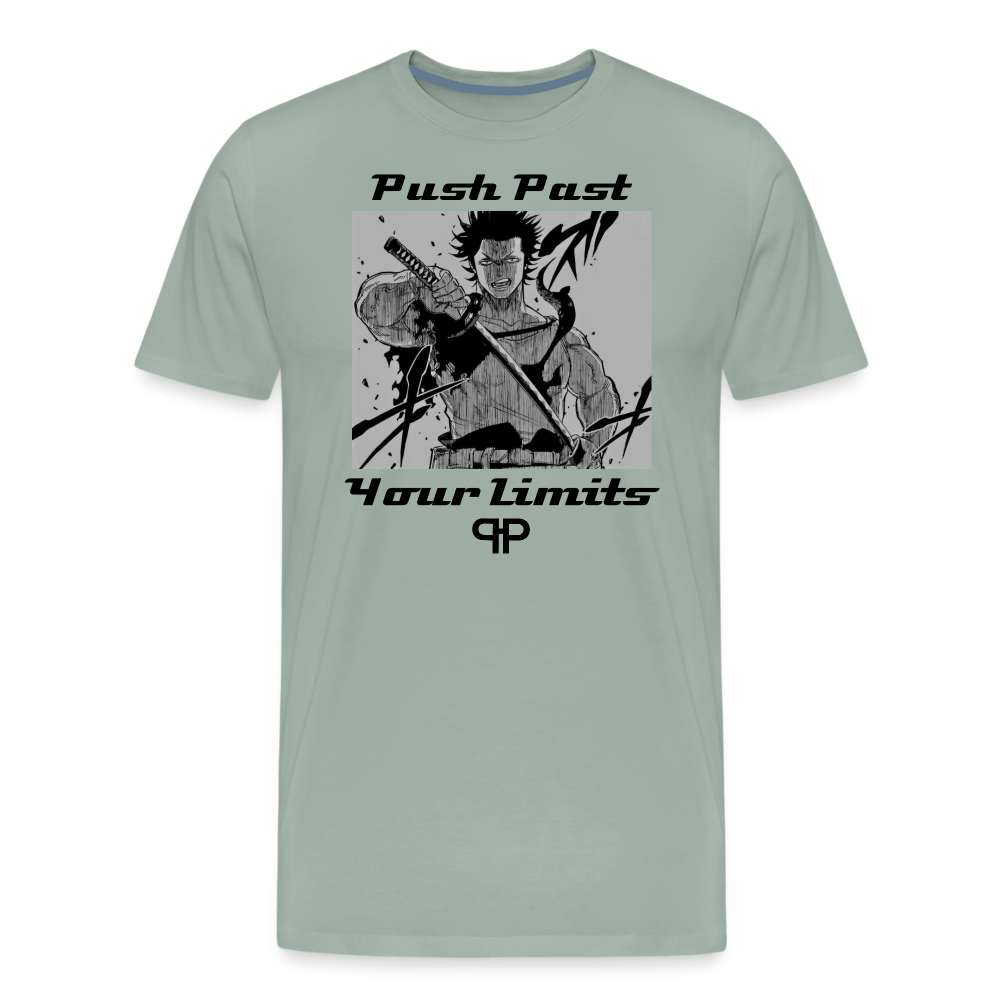 BREAKING LIMITS TEE FT YAMI - steel green