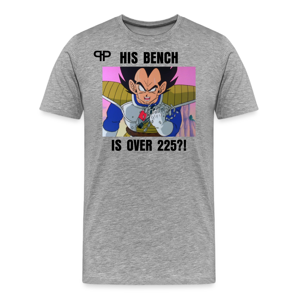 OVER 9000 TEE - heather gray