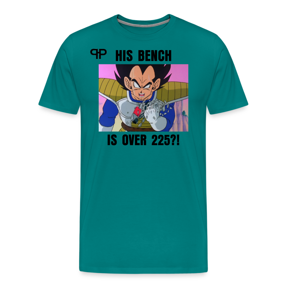 OVER 9000 TEE - teal