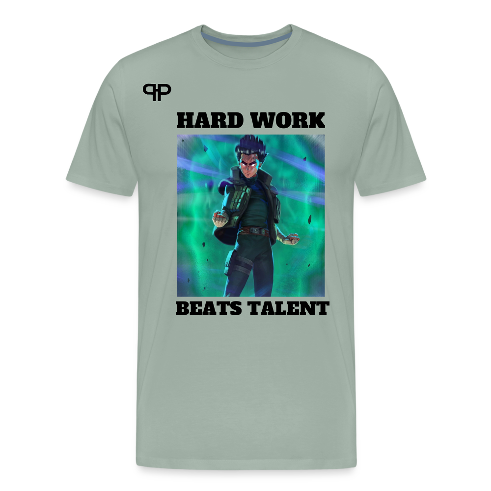 ROCK LEE TEE - steel green