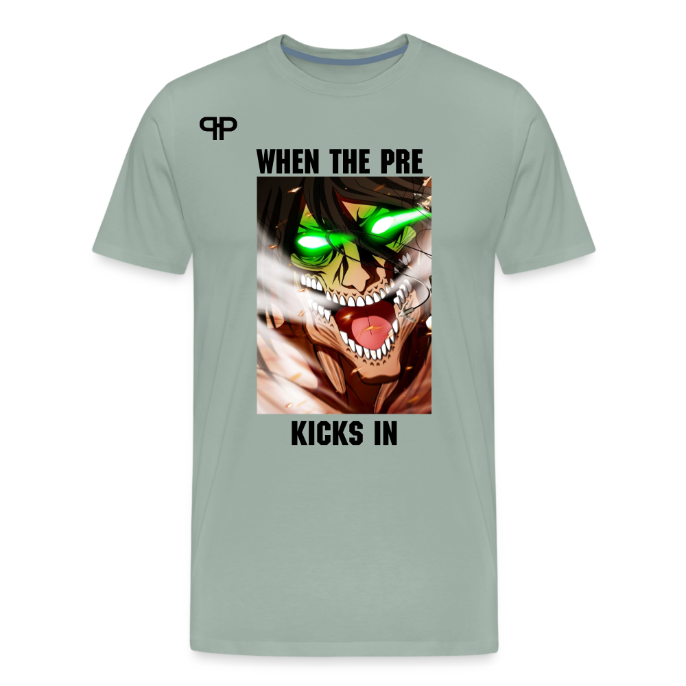 JACKED UP AOT SHIRT - steel green